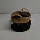 Black And Brown Woven Basket