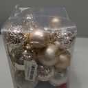 Christmas Ball Ornaments for Christmas Decorations - 41 Pieces Xmas Tree Pink Shatterproof Ball Ornaments with Hanging Loop for Holiday and Party Decoration