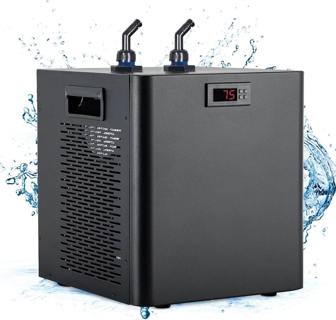 79 Gallon 1/3HP Aquarium Chiller - Energy Efficient Fish Tank Water Chiller for Axolotl, Freshwater & Saltwater Tanks, Quiet & Durable, Model AL-300