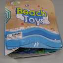 Collapsible Beach Toys for Kids Toddlers, Collapsible Sand Bucket and Shovels Set with Mesh Bag,Travel Sand Castle Building Kit, Sandbox Toys, Foldable Beach Essentials for Toddlers Kids Age 3-10