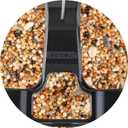 Jealoeur Bird Feeders for Outdoors Hanging Bird Feeder Wild Birds Seed, Black