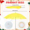 Novabright April Spring Tree Topper Decorations April Showers Bring May Flowers Decorations Yellow Umbrella with Garland and Ribbon for Home Classroom Office Easter Party Decor DIY Crafts