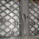 MYPET Paws Portable Pet Gate: 26-40" Wide Expandable, Pressure Mounted No Tools Needed, Durable Dog Gate for Doorways, Made in USA, 23" Tall, Fieldstone Gray