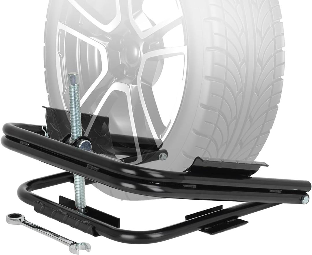 OULEME Light Trailer Tire Leveler with Ratchet Wrench, RV Camper Leveling System Fits Most 13", 14" and 15" Trailer Wheels, Easy Leveling Without Blocks or Ramps OULEME Light Trailer Tire Leveler with Ratchet Wrench, RV Camper Leveling System Fits Most 13", 14" and 15" Trailer Wheels, Easy Leveling Without Blocks or Ramps