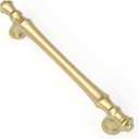 Asidrama 10 Pack 5 Inch(128mm) Brushed Gold Kitchen Cabinet Handles, Cabinet Pulls Kitchen Cabinet Hardware for Cupboard Drawer Pulls (5" Hole Center)