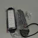 Flush Mount LED Pod Lights, 2PCS 40W Bumper Backup Reverse Spot Off-Road Driving Fog Work 6 Inch LED Light Bar for Truck ATV UTV Boat (White)
