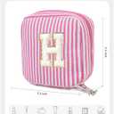 LETGO Easter Basket Gifts for Kids Teen Girls Women | Initial Makeup Bag | Cosmetic Bag Travel Bags | 11 12 13 14 15 16 Years Old Girl Gift Teacher Gift Teen Girl Gifts Trendy Stuff