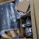 Cuisinart Perfect Position Propane Patio Heater, 38,200 BTU Powerful Directional Stainless Steel Outdoor Heater with Hidden Tank and Drink Table, Swivel Arm and Reflective Heat Shield