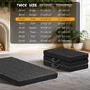 Tri Folding Mattress, 4'' Twin Memory Foam Foldable Mattress