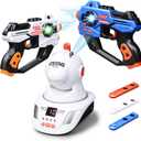 Infrared Tag, 2 Infrared Toy Guns Set of Projector with Digital LED Score Display, Shooting Battle Game for Kids Adult, Family Fun Birthday Gift Toys Ages 8+ Year Old, Boys, Girls