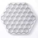 Pelmeni Maker  37-Hole Aluminum Pelmeni Mold, Russian Ravioli Maker, Dumplings Mold for Homemade Siberian Meat Dumplings, Pierogi, and Pastry Dough Press