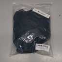 Newshows Women's Summer Square Neck Ribbed Knit Short/Long Sleeve A Line Flowy Midi Dress with Pockets, Small, Navy Blue