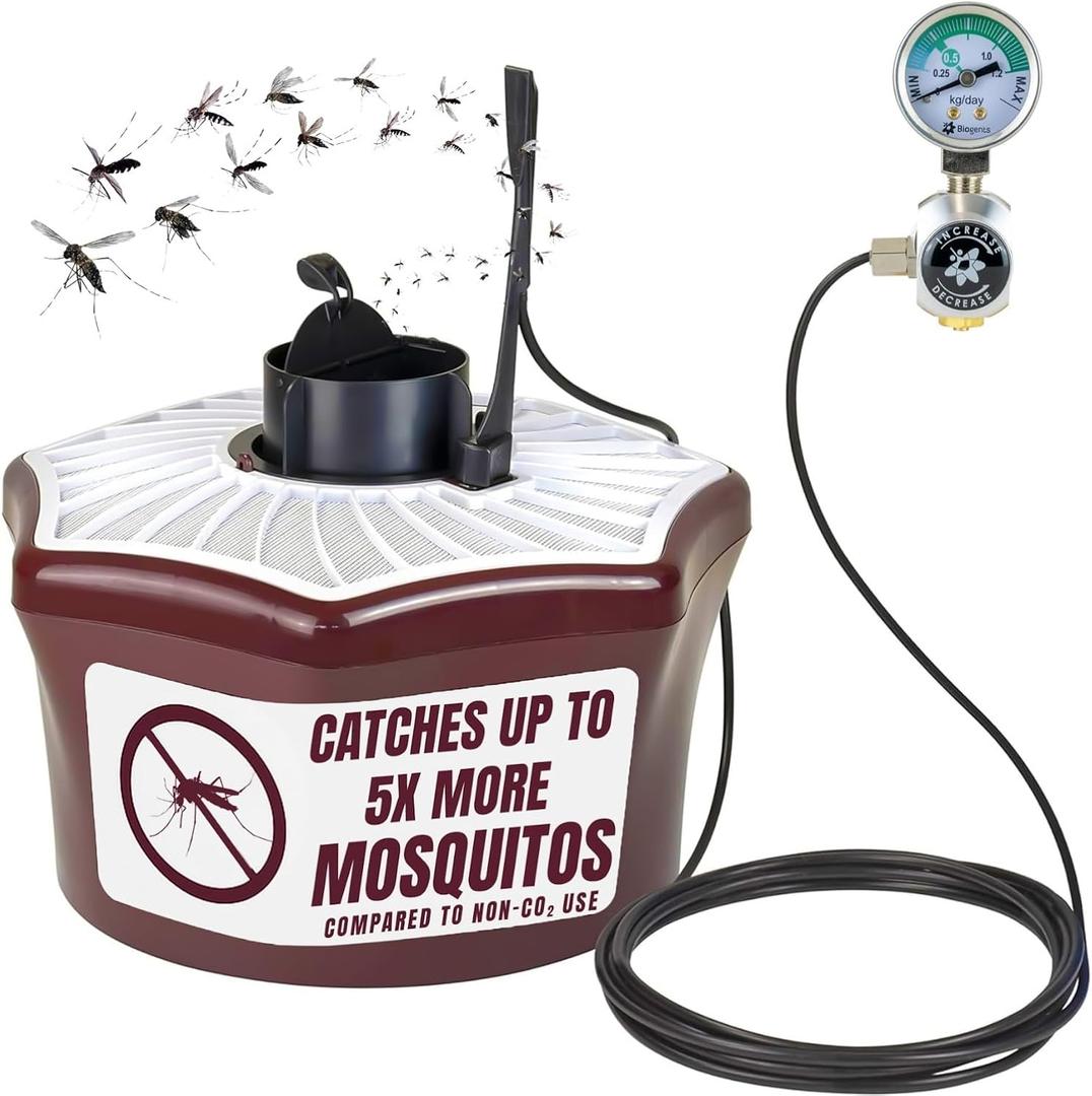 Biogents Mosquitaire Outdoor Mosquito Trap with CO Booster & Sweetscent Lure | Eco-Friendly, Pesticide-Free, Pet-Safe Repellent Alternative | Electric Catcher for Comprehensive Mosquito Control