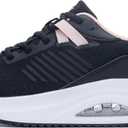 Autper Plantar Fasciitis Shoes Women Walking Arch Support Tennis Casual Athletic Nurse Orthotic Sneakers for Foot Pain Relief (10.5, Blackgrey)