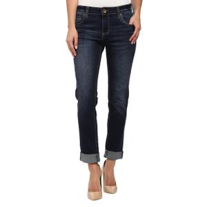 KUT from the Kloth™ Catherine Boyfriend Women’s Jeans – Blended Fabric – Mid Rise – Five Pocket Design Size 8