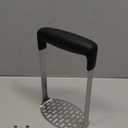 OXO Good Grips Stainless Steel Smooth Potato Masher, Black/Silver