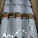 Nervure 350PCS Green Plastic Plates - Green Gold Plastic Dinnerware Sets for 50 Guests - 100 Disposable Plates, 150 Gold Silverware, 50 Cups, 50 Napkins Perfect for Wedding & Party