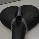 Bicycle Seat Replacement, Bike Seat for Men and Women, Comfort Wide Bike Saddle Memory Foam Padded Soft Bike Seat Cushion Compatible with Peloton, Mountain, City Bikes, Indoor Exercise Bikes (Gray-XL)