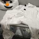 Christmas Snowman Costume Cosplay Mascot Costume for Adult Party Costume (Red)