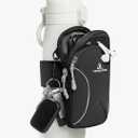 Gym Water with Phone Holder & Wallet, Water Bottle Caddy Versatile Sleeve Bag for Running Sports & Daily Use