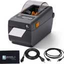 ZD410 Direct Thermal Label Printer for Shipping Barcodes Desktop USB Ethernet Wired Office Use