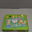 Goobaetoy Montessori Busy Board - Sensory Learning Toys for Toddlers 3-6 Years-10 Pages-32 Activities, Airplane Car Travel Educational Toys for Autism, 3 Years Boy Birthday Gift (Cyan)