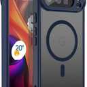 for Google Pixel 10 Pro XL Case,Compatible with MagSafe Shockproof Slim Translucent Matte Anti-SlipMilitary Drop Protection for Men Women (Blue)