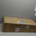 Himix 6 Tier Foldable Storage Shelves, Expandable Folding Bookshelf with Wheels, Changeable into 2 Shelf Units, Collapsible Adjustable Storage Rack Metal Shelves for Garage Kitchen, Basement, Gold