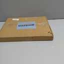 LotFancy 15"x12" Magnetic Chalk Board Sign, Small Wood Framed Tabletop Black Easel Chalkboard, Foldable Standing Ledge,1 White Chalk Pen 2 Magnets and Wall Hanging Kits Included, Rustic Brown