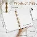 4 Pcs Christian Notebooks Journal for Women Bible Journaling Notebook 5.5 x 8.3 Inch Spiral Prayer Journal Gifts with Bible Verses for Note Taking Religious Inspirational Supplies