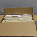 2 Pack Leather Front Car Seat Cover Bottom Car Seat, Universal Anti-Slip Driver Car Seat Protectors with Storage Pocket, Waterproof Bottom Auto Seat Cushion Pad Mat for Most Vehicles(Beige)