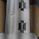 Wall Sconces Set of Two, Bathroom Light Fixtures 2-Light, Modern Vanity Light for Bathroom, Wall Light with Frosted Glass Rods Shades for Mirror Bedroom Hallway (Black)