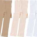 EPEIUS Ballet Tights for Girls Footless Dance Tights Toddler Soft School Stockings Kids Leggings Pantyhose, Size 3-5T