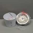 Catit LED Flower Fountain with Triple Action Filter, Cat Drinking Water Fountain, 3 L (9.0 x 8.3 x 7.7 Inches)