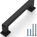10 Pack 3.75"(96mm) Matte Black Cabinet Pulls Kitchen Cabinet Handles Drawer Pulls Cupboard Hardware for Cabinets CK0078