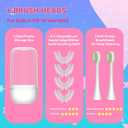 10 Pcs U Shaped Toothbrush Kids Replacement Head Set, Including 5 U Shaped Brush Heads 5 Bristle Brush Heads and 1 Storage Box(Age 2-6) (Small)