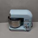 Kitchen in the box Stand Mixer,3.2Qt Small Electric Food Mixer,6 Speeds Portable Lightweight Kitchen Mixer for Daily Use with Egg Whisk,Dough Hook,Flat Beater (Blue)