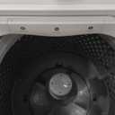 BLACK+DECKER 4.1 Cu. Ft. Top Loading Washing Machine with Agitator, Full Size Washing Machine with Glass Lid and Stainless Steel Tub, Machine with LED Display, 10 Wash Cycles, 120V, BTLW41MW, White