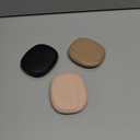 Silicone Headphone Organizer - Data Cable Storage Case - Mini Key Box - Portable Wired Headset Storage Bag (Black - Brown - Nude-3PCS)
