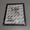 arteWOODS Funny Highland Cow Bathroom Wall Art - Rustic Farmhouse Wall Decor with Humorous Quotes Black Framed Print Artwork Cute Animal Pictures for Shower Toilet Restroom Kid's Washroom 8x10 Inch