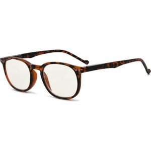 Eyekepper Blue Light Blocking Reading Glasses for Men Women Vintage Readers (Tortoise)