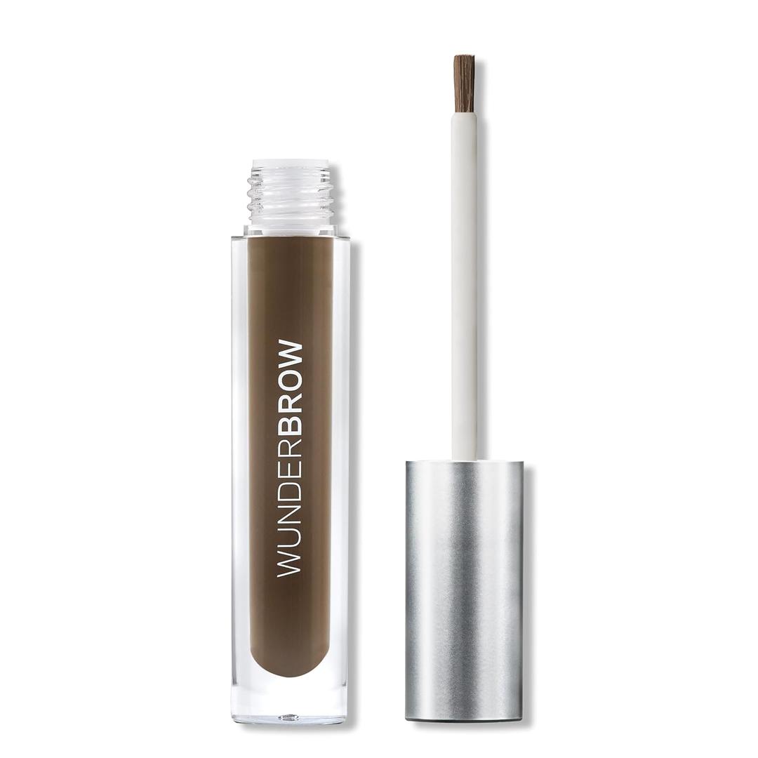 WUNDERBROW Eyebrow Gel, Waterproof, Smudgeproof, Lasts for Days, Shade: Deep Black/Brown, Vegan and Cruelty-Free
