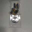 1-5 PSI Fuel Pressure Regulator Adjustable Manual Universal for Carburetor Carb Zinc Alloy FPR with 8MM 10MM (5/16" 3/8") Hose Fittings