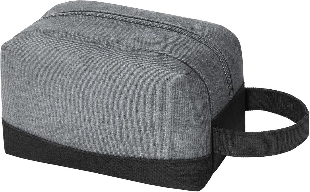 Vorspack Travel Toiletry Bag - Water Resistant Toiletry Bag for Men Small Travel Bag for Toiletries, Accessories - Black