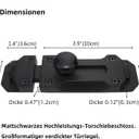Sliding Barrel Bolt Door Lock Heavy Duty Thickened Enhanced,Bilyglewarwof Door Security Slide Latch Lock for barn,gate Door, Double,Front,shed (5.5inch)
