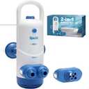 Bath Jets for Tub with Jet Massage and Bubble Mode, Bathtub Jets for Tub with 360° Rotatable Single and Dual Nozzles, the Lever-lock Suction Cups, and Handle. Jets for Bathtub at Home for Relaxation