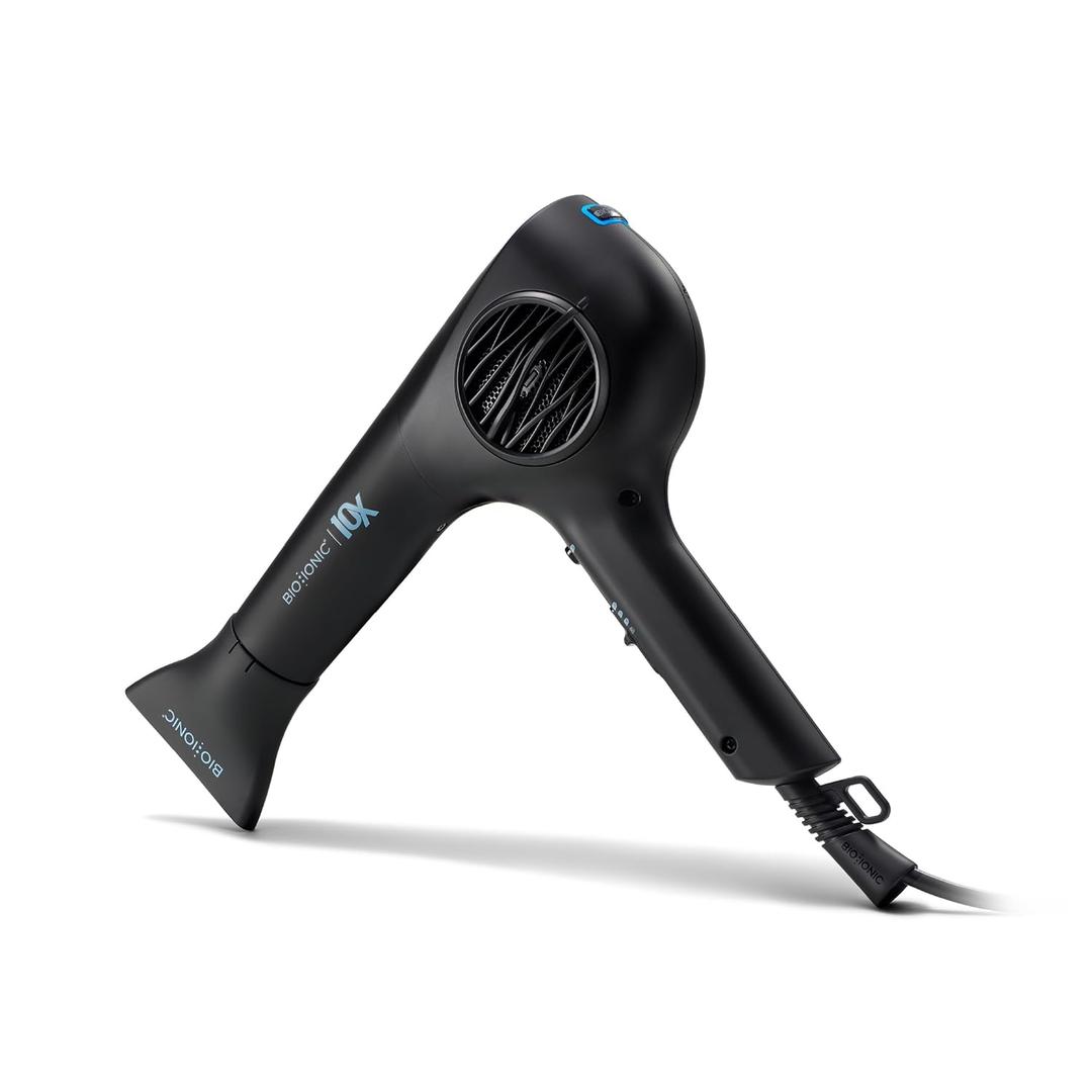 Bio Ionic 10X UltraLight Speed Hair Dryer, Blow Dryer with Adjustable Heat & Speed, Professional Hair Styling Tool for Fast, Frizz-Free Hairstyles, 1800W EcoDrive Brushless Motor