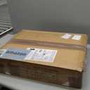 Amazon Basics Portable Kitchen 3-Tier Storage Rack on Caster Wheels with Adjustable 2 Shelves, 175 Pound Capacity, 21 x 15 x 36.7 inches (LxWxH), Wood/Chrome