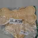 2 Pack Bamboo Serving Trays with Grooves, Wooden Dog Paw Bone Shaped Snack Platters, Wood Candy Dish Bowl Gifts for Holiday Birthday Party Supplies