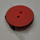 NEUEFAMI Camping Stool Portable Collapsible Stool Retractable Stool Outdoor Capacity 400lb Lightweight for Fishing Hiking Trips BBQ Red